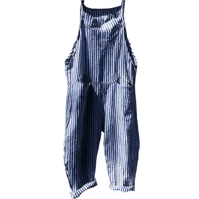 Damernas Baggy Jumpsuit Lätt Flödande Material 0