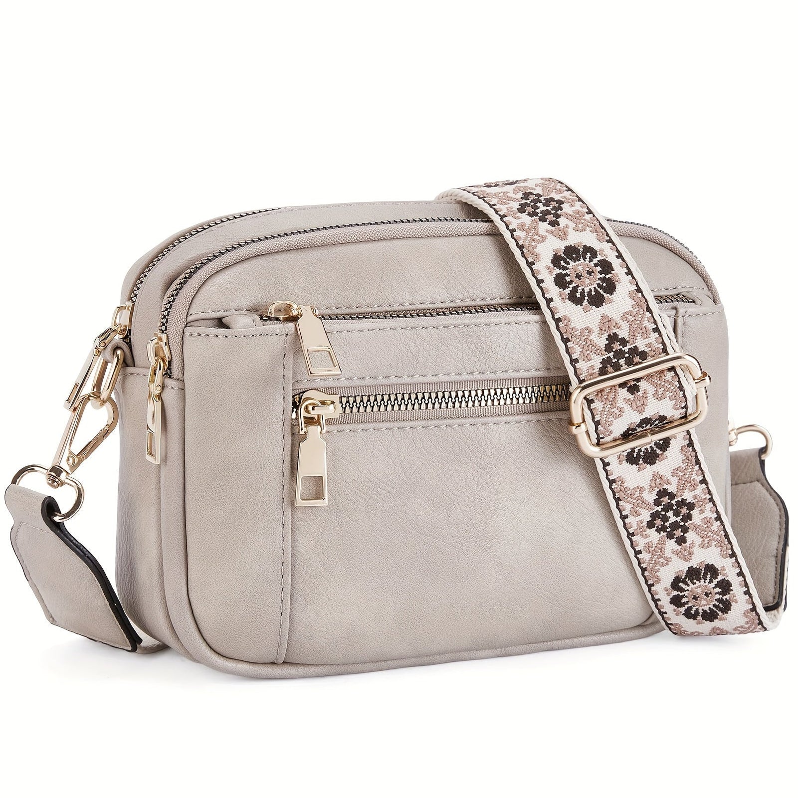 Damernas Crossbody-väska i veganskt läder med boho-stil 1