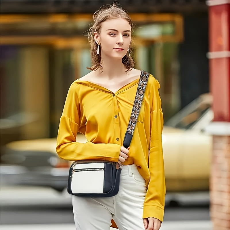 Damernas Crossbody-väska i veganskt läder med boho-stil 8