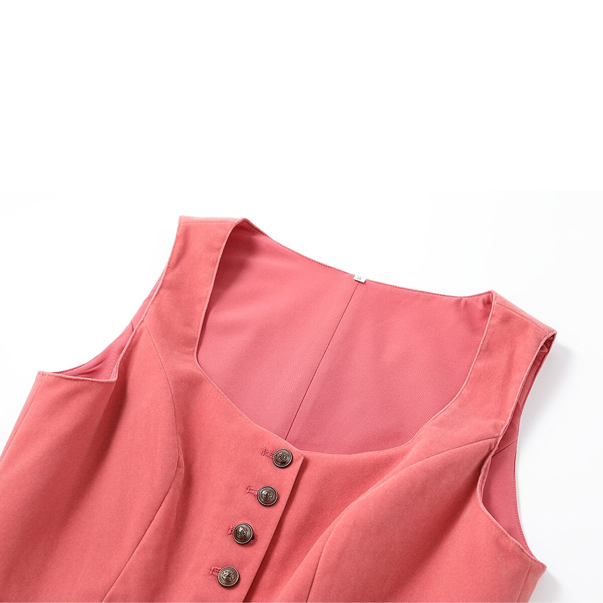 Damernas Dirndlklänning Traditionell Stil med Schürze Högkvalitativt Tyg 8