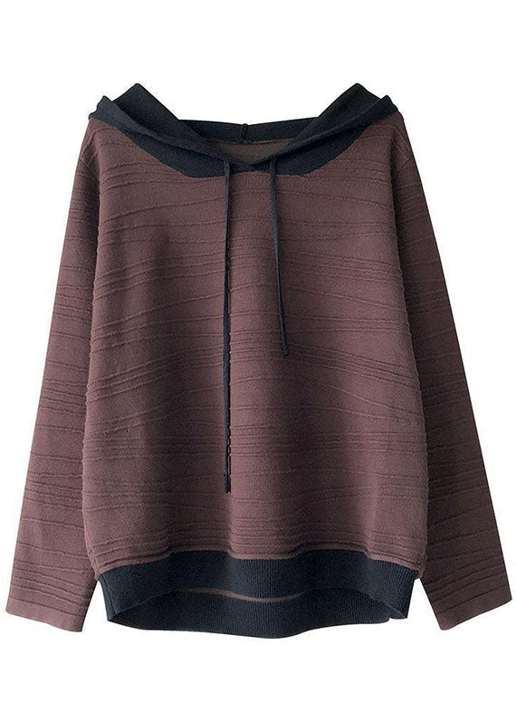 Damernas Höst Sweatshirt med Huva och Dragsko 4