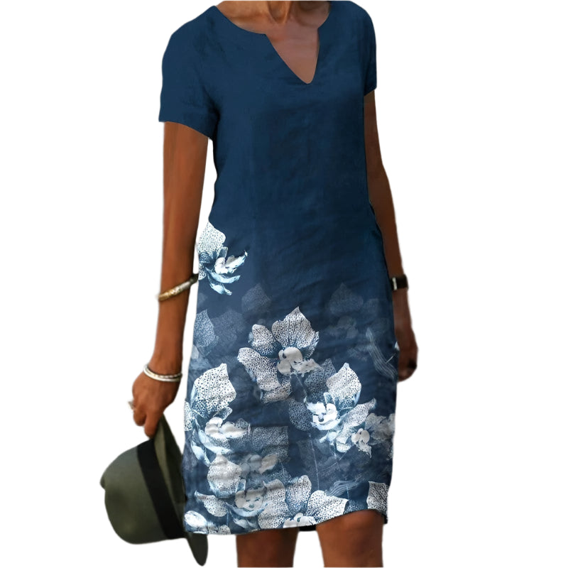 Damernas Maxiklänning Blommig Design 0