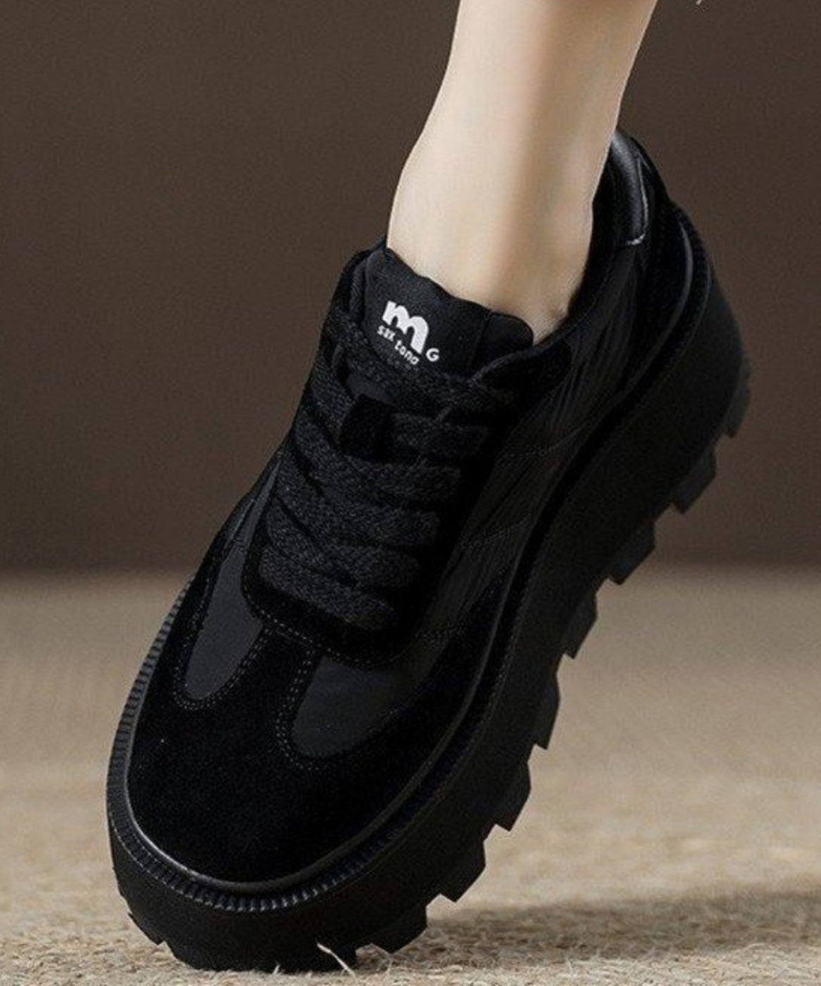 Damernas Platåskor med Korskorsning 3