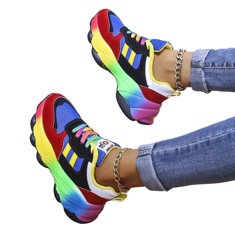 Damernas Sneakers med Stöd Modern Design för Vardags- och Sportbruk 0