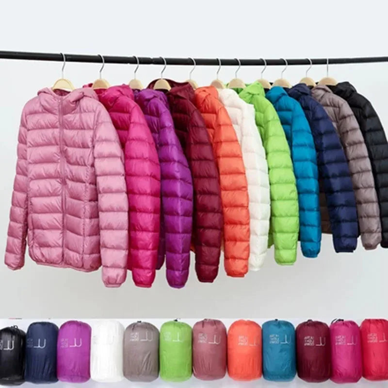 Damjacka Fodrad med Huva för Vinterbruk - Stilren Jacka för Damer 3