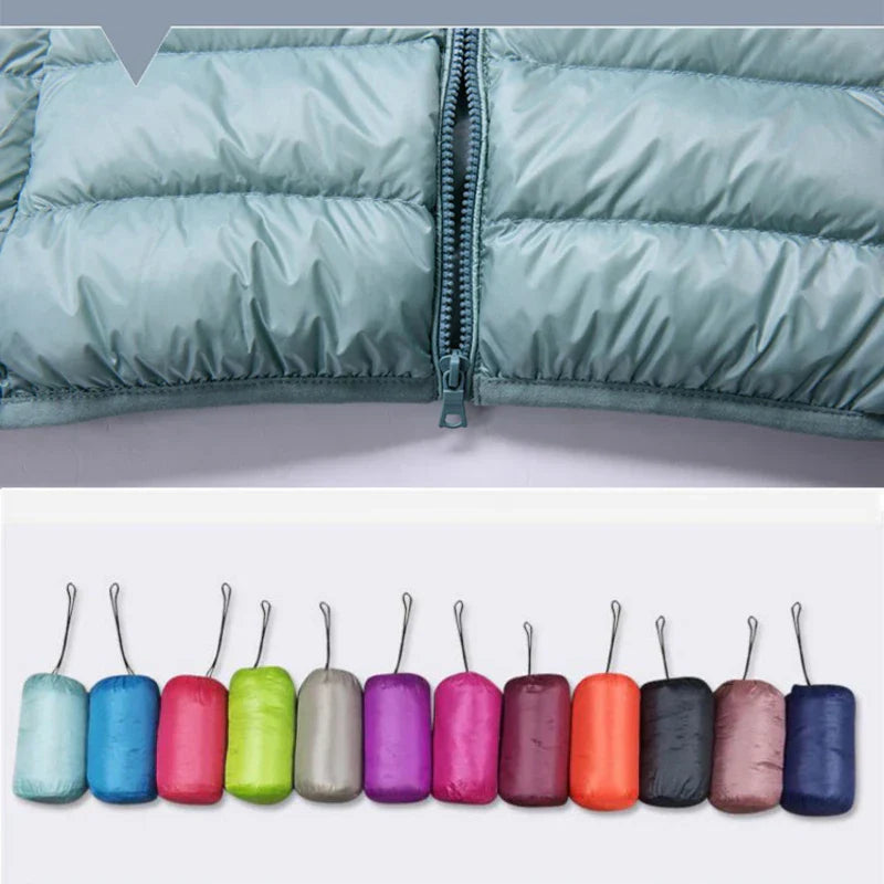 Damjacka Fodrad med Huva för Vinterbruk - Stilren Jacka för Damer 5