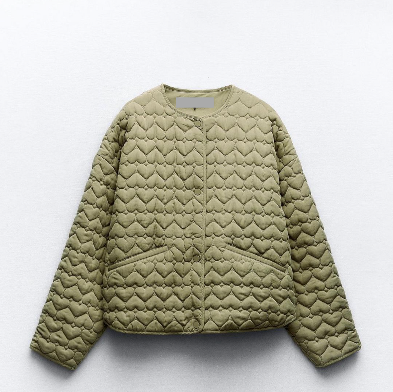 Damjacka Quiltad med Hjärtmönster 6