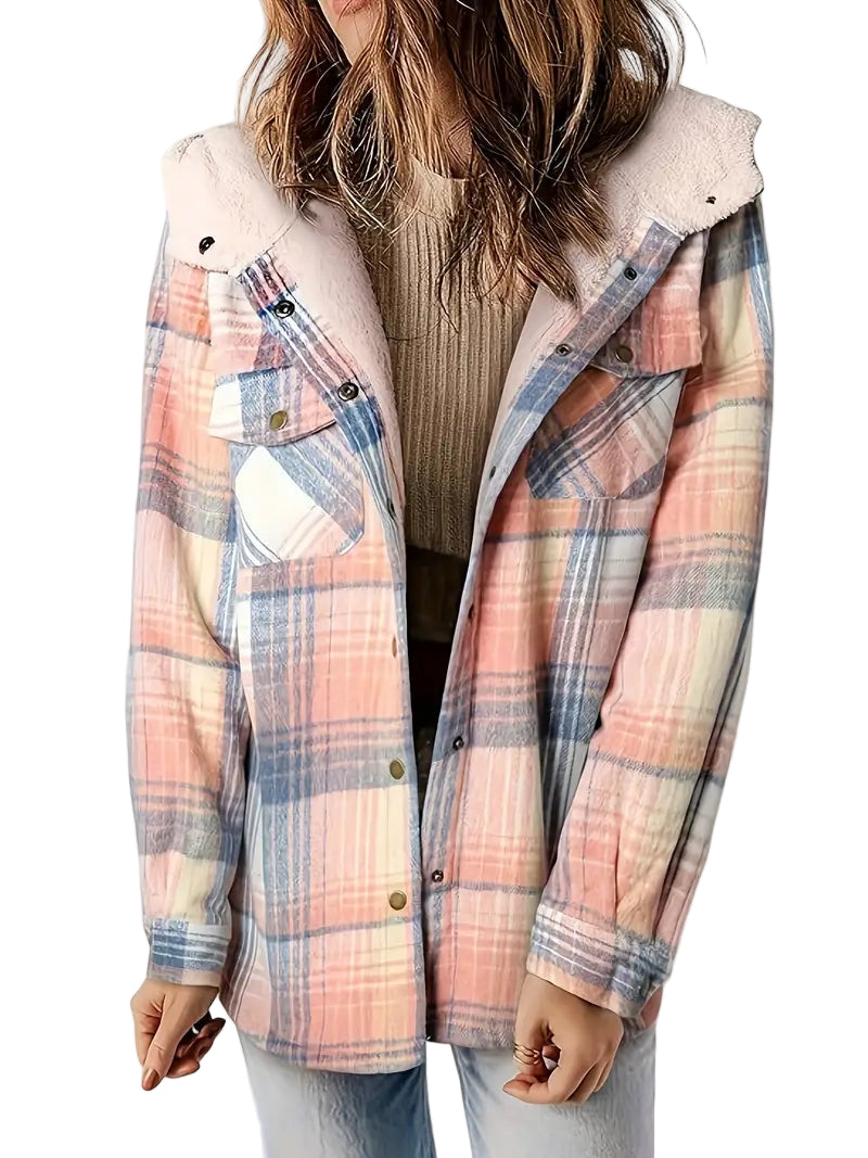 Damjacka Rutig Med Dragkedja Trendig 0