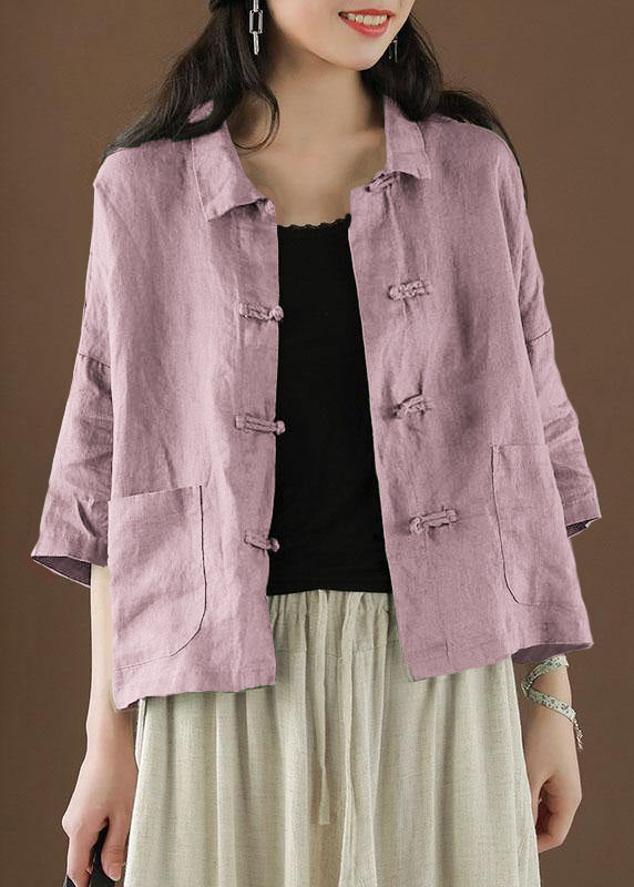 Damlinne med Peter Pan-krage och fickor 8