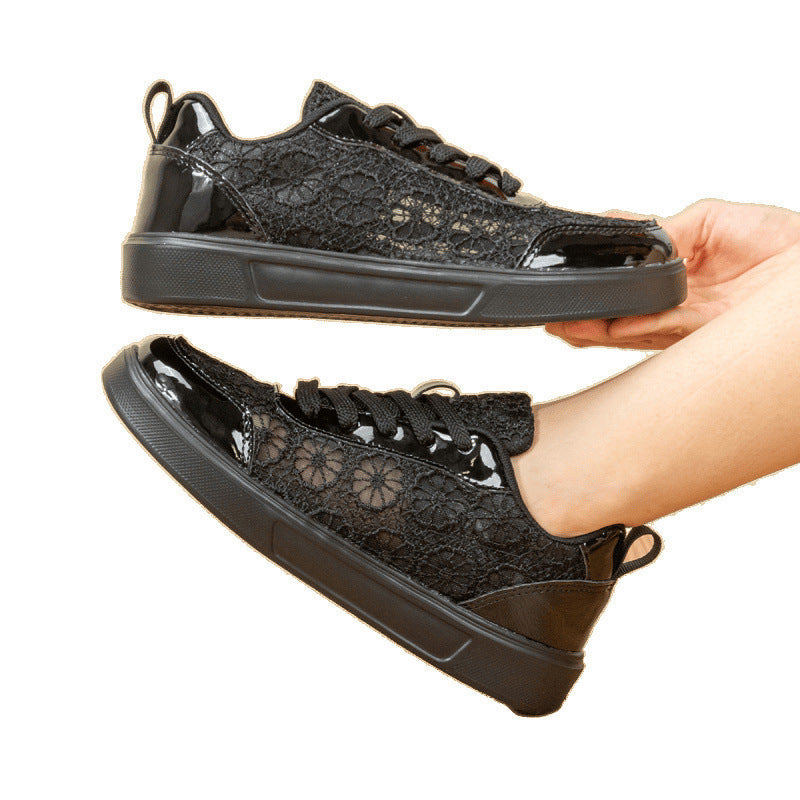 Damsneakers med Spetsinlägg och Vadderad Innersula för Bekväm Stil 5