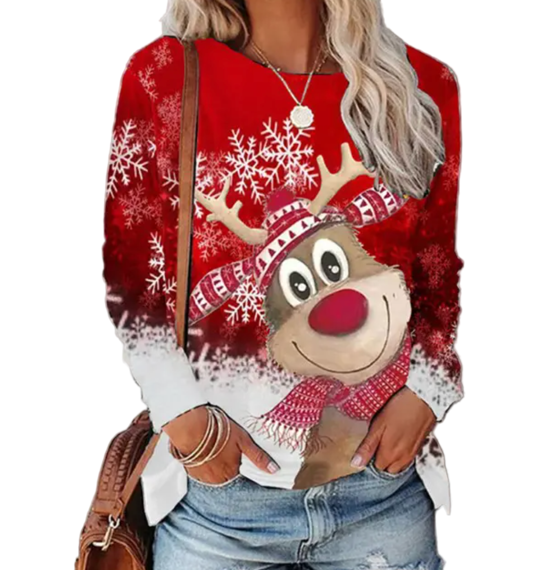 Damtröja med Julmotiv 0