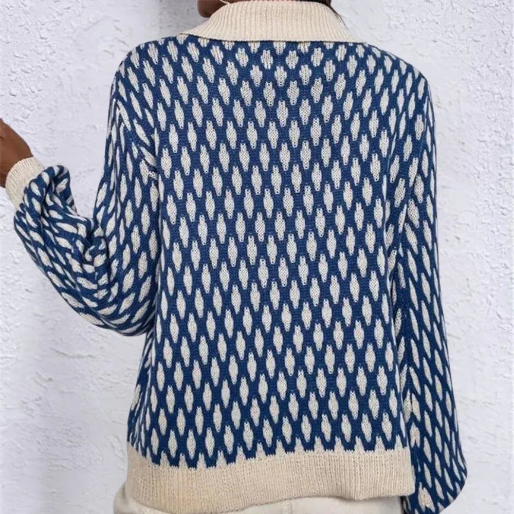 Damtröja med Kragdetalj Trendig 2