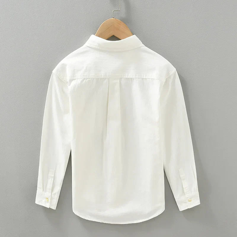 Mäns Klassisk Skjorta Modern Stil Mjukt Tyg 3