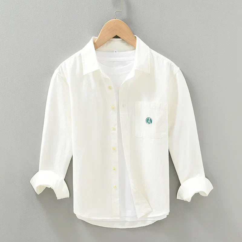 Mäns Klassisk Skjorta Modern Stil Mjukt Tyg 2