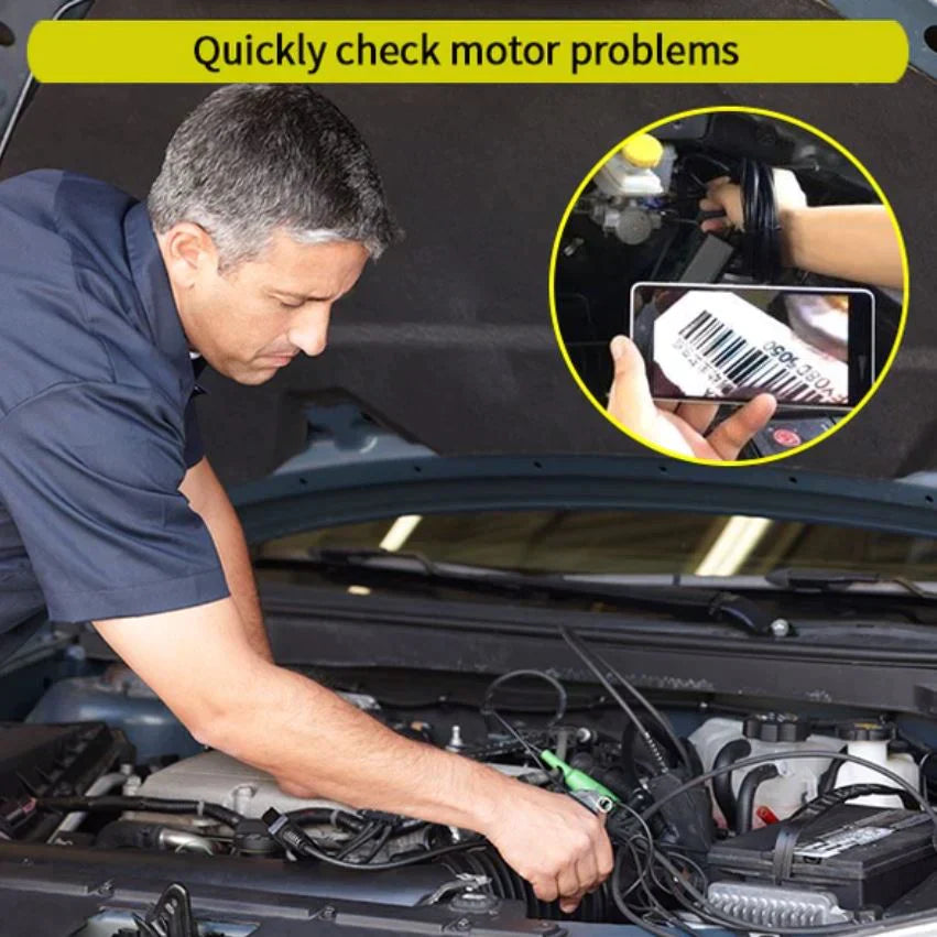 Endoskopkamera För Inspektion Kompakt Plast Metall 720p HD Vattentålig-3