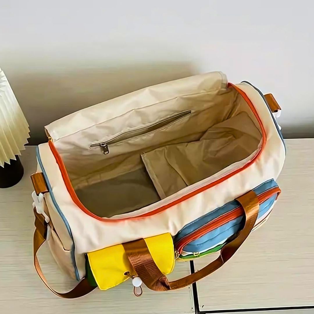 Helg Resväska Multifunktionell Design Syntetiskt Tyg 2