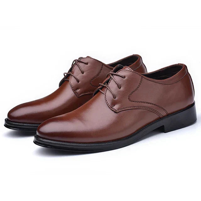 Herrskor Oxford Stil PU Bekväm Gummiyttersula 1