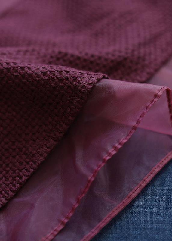 Herr Baggy Skjorta i Patchwork Stil 4