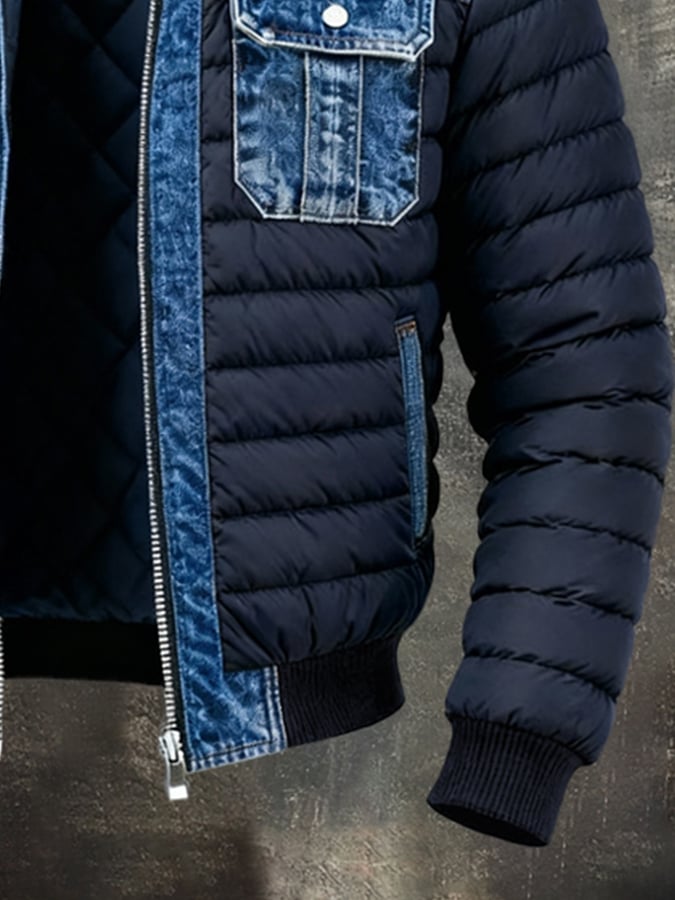 Herr Dubbeljacka i Jeans Klassisk Stil 1