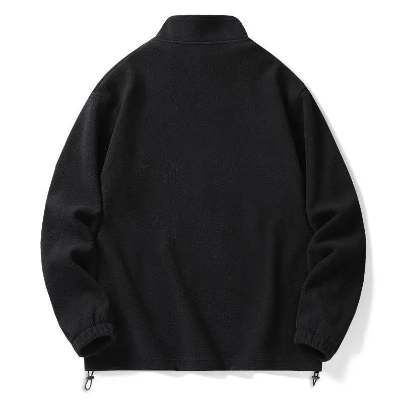 Herr Fleece Tröja med Kvartsdragkedja 3