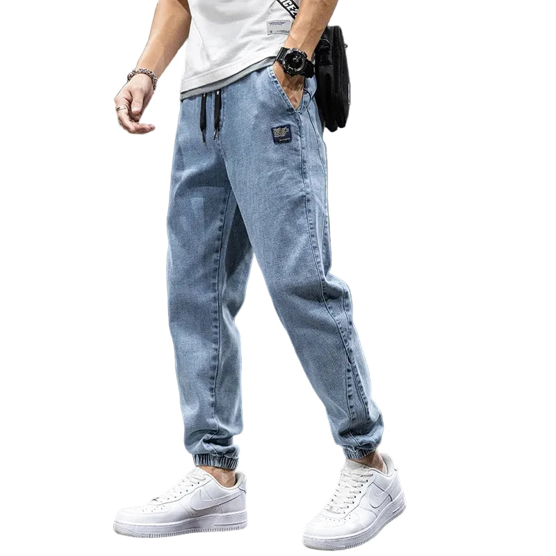 Herr Joggerbyxor i Jeansstil 0