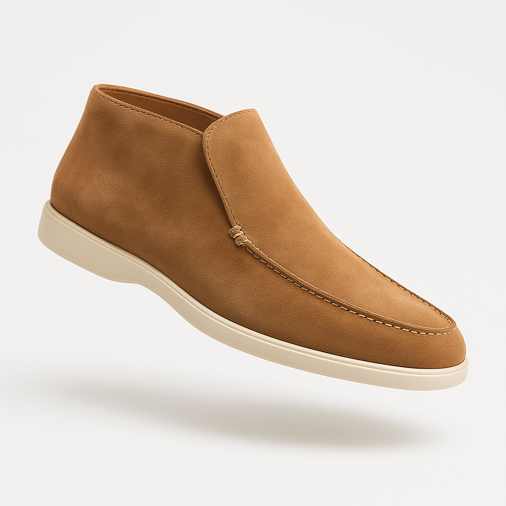 Herr Loafers Suede Enkelhöjd Mjuk PU-Suede 1