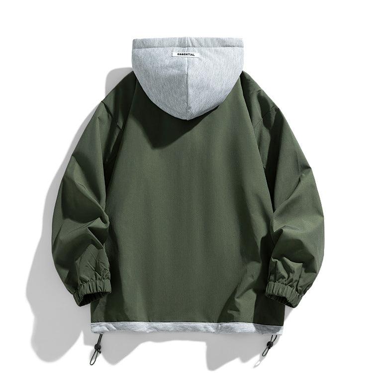 Herr Oversized Huvjacka med Dragsko 3