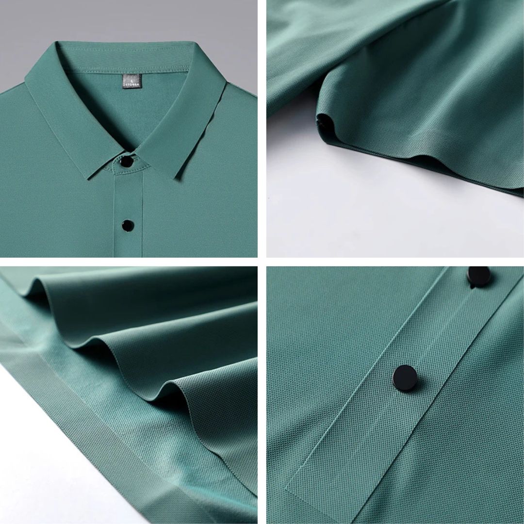 Herr Polo T-shirt Funktionell Andningsbar 5