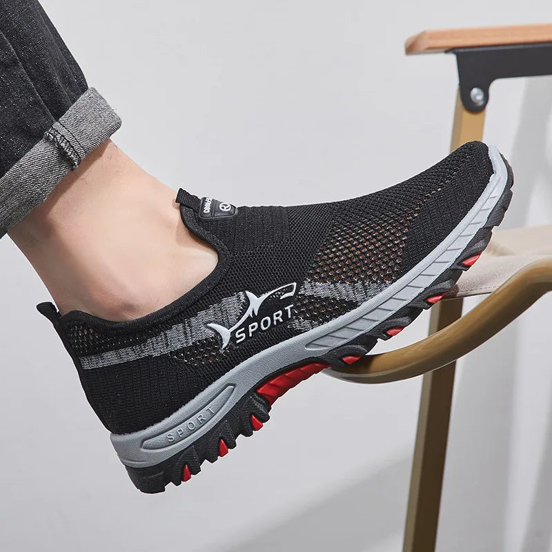 Herr Sneakers Mesh Lätta Casual Skor Syntetisk 3