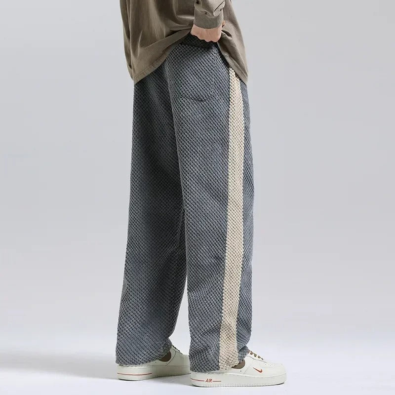 Herr Sweatpants Corduroy Med Dragsko 1