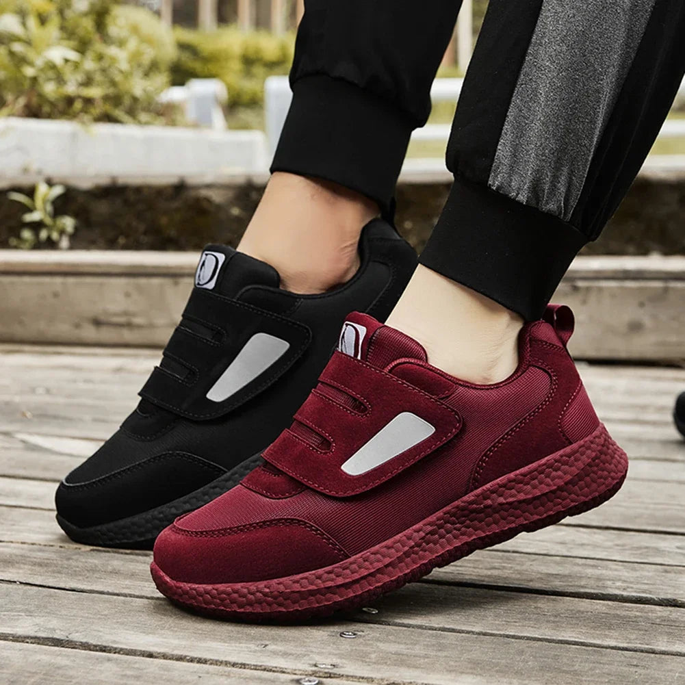 Herr och Dam Slip-On Skor för Diabetiker, Ortopediska Sneakers med Justerbar Stängning 2