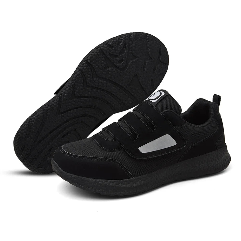 Herr och Dam Slip-On Skor för Diabetiker, Ortopediska Sneakers med Justerbar Stängning 3