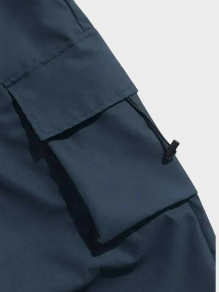 Herrar Cargo Byxor Stilren med Flera Fickor 5