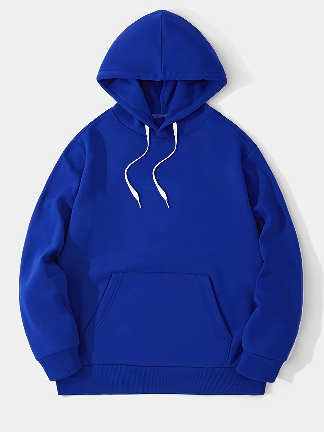 Herrar Hoodie med Minimalistisk Design 4