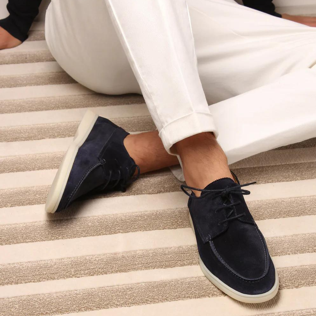 Herrar Loafers Casual Suede Mjuk Finish 1