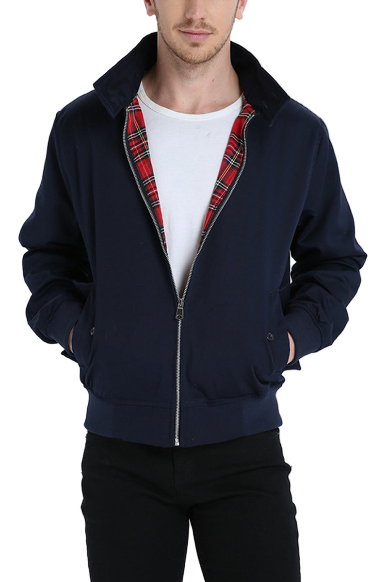 Herrarnas Harrington-Jacka med Klassisk Design 0