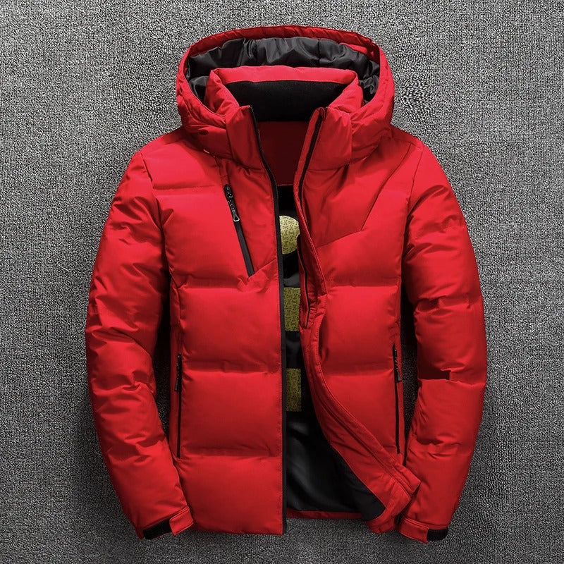 Herrarnas Vinterjacka Puffer Design Dunmaterial 2