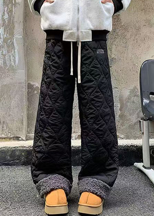 Herrbyxor i Fleece med Fickor och Patchwork 2