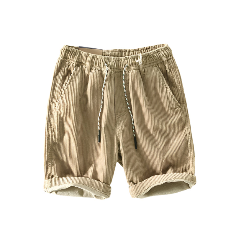 Herrens Cordshorts Lättviktig Design 0