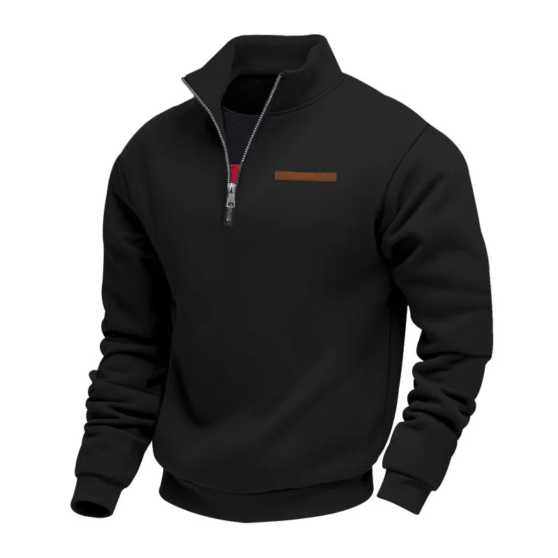 Herrens Fleecetröja Casual Modern Design 6