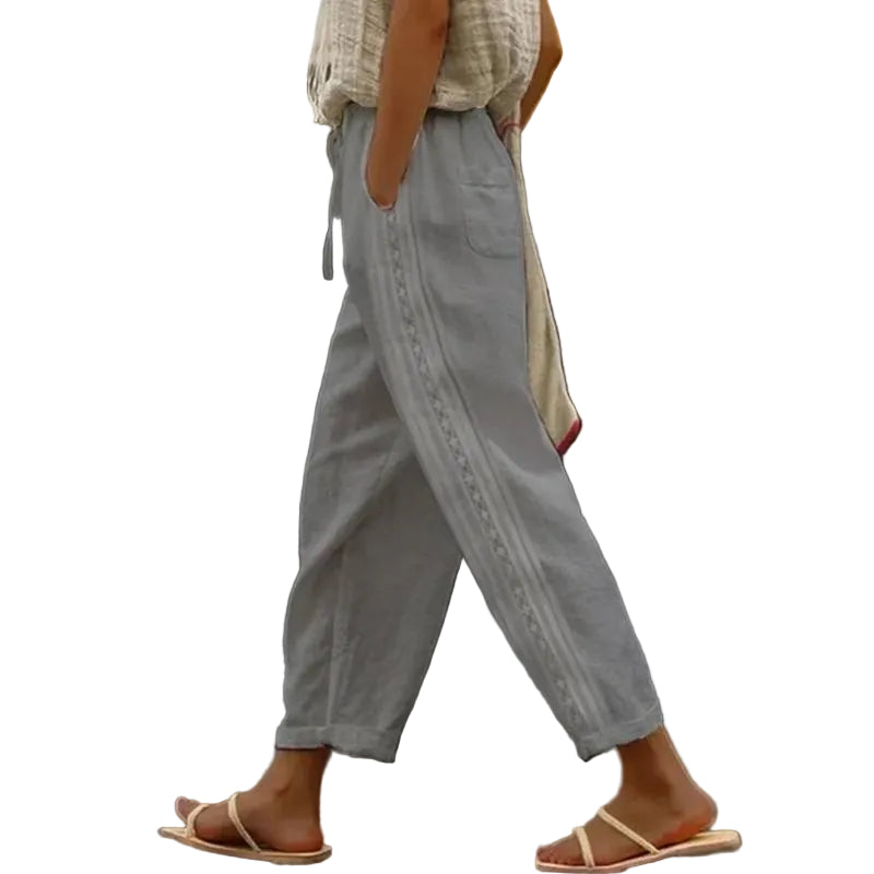 Herrens Långa Raka Byxor Casual Stil 0