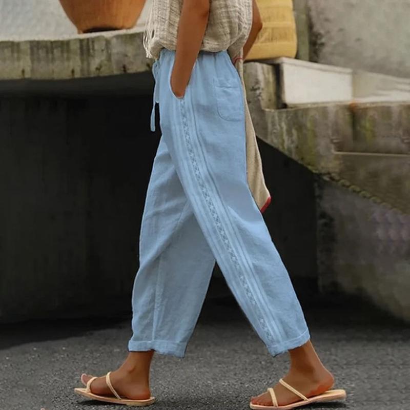 Herrens Långa Raka Byxor Casual Stil 1