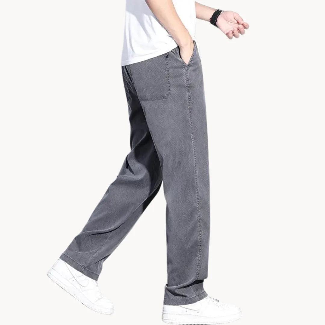 Herrens Raka Jeans med Breda Ben 2