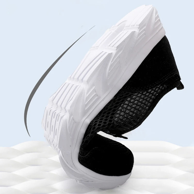 Herrens Sneakers Slip-On Andningsbara Material för Vardag och Utomhusbruk 3