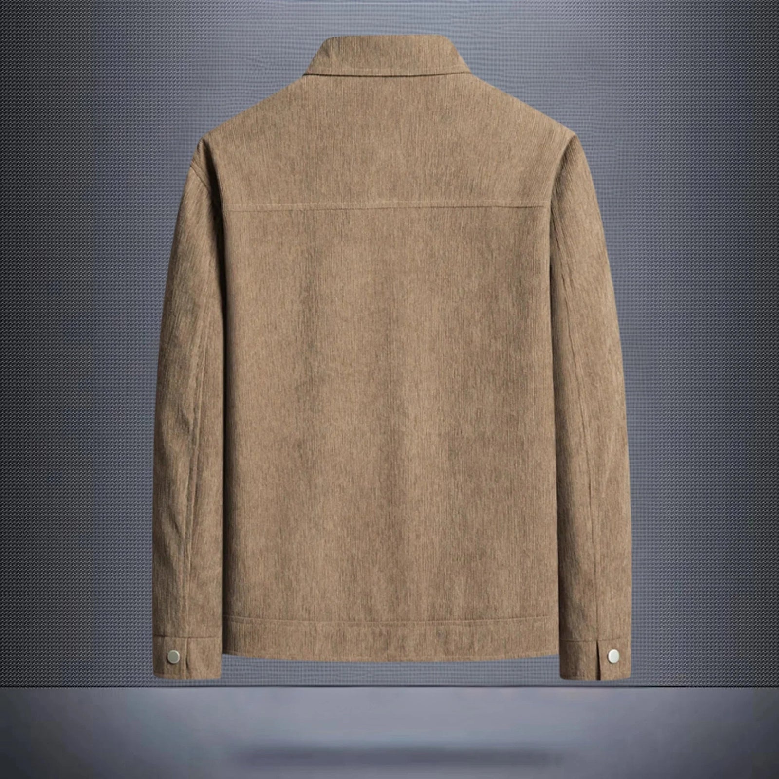 Herrens Sommarjacka med Ribbade Detaljer 4