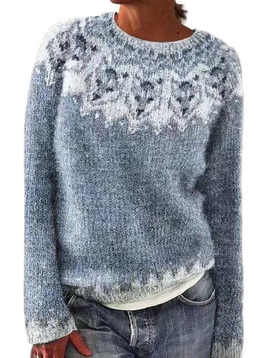 Herrens Tröja med Geometriskt Mönster 0