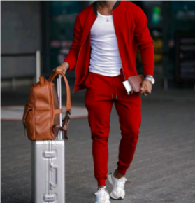 Herrens Tvådelat Set Lätt Bomull 3