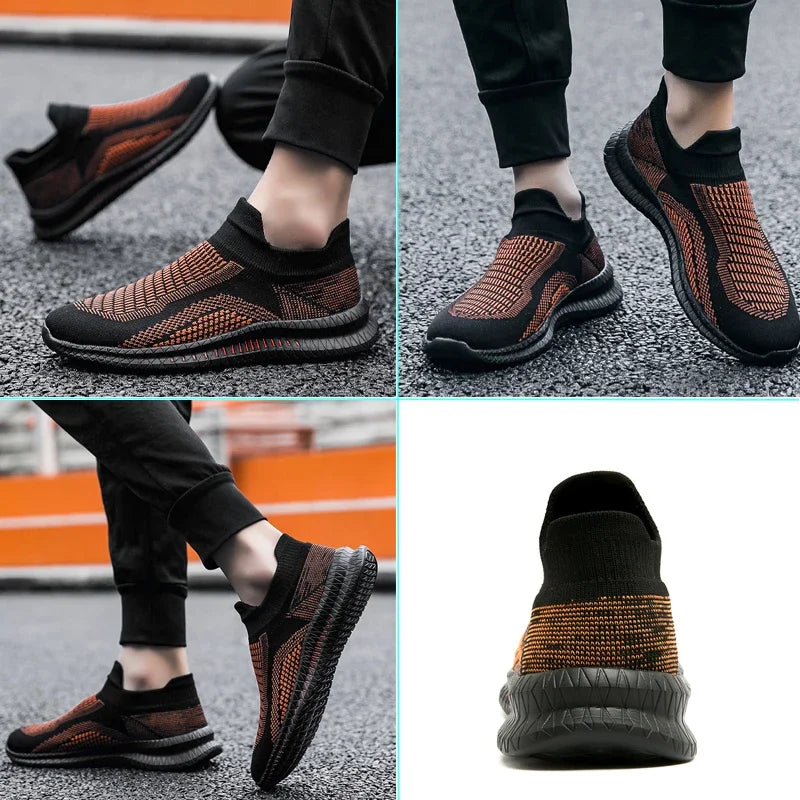 Herrens Vandringsskor Lätta Andningsbara Slip-on 3