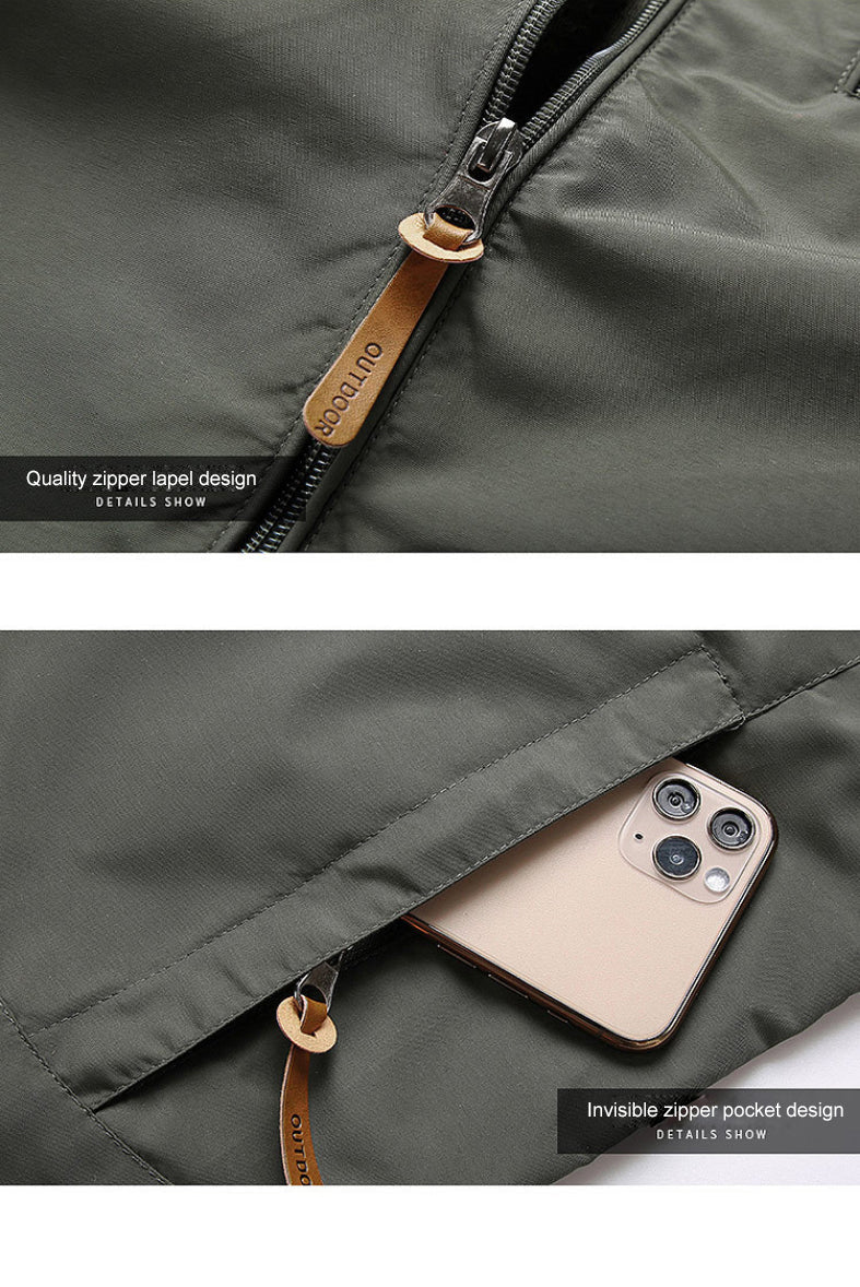 Herrjacka Softshell Modern Design för Utomhusaktiviteter 2