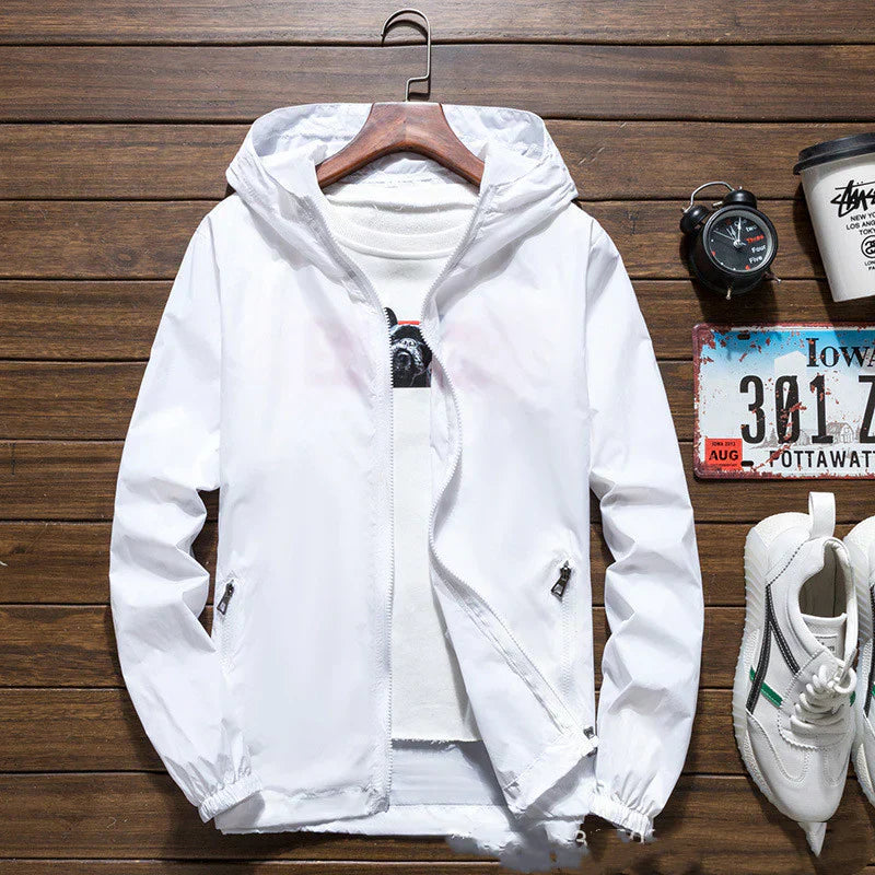 Herrjacka Vinter med Huva och Vindtåligt Design för Utomhusaktiviteter 0